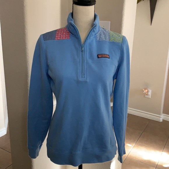 Vineyard Vines blue zip up pullover - Picture 11 of 17